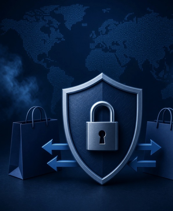 Secure international shopping transfers